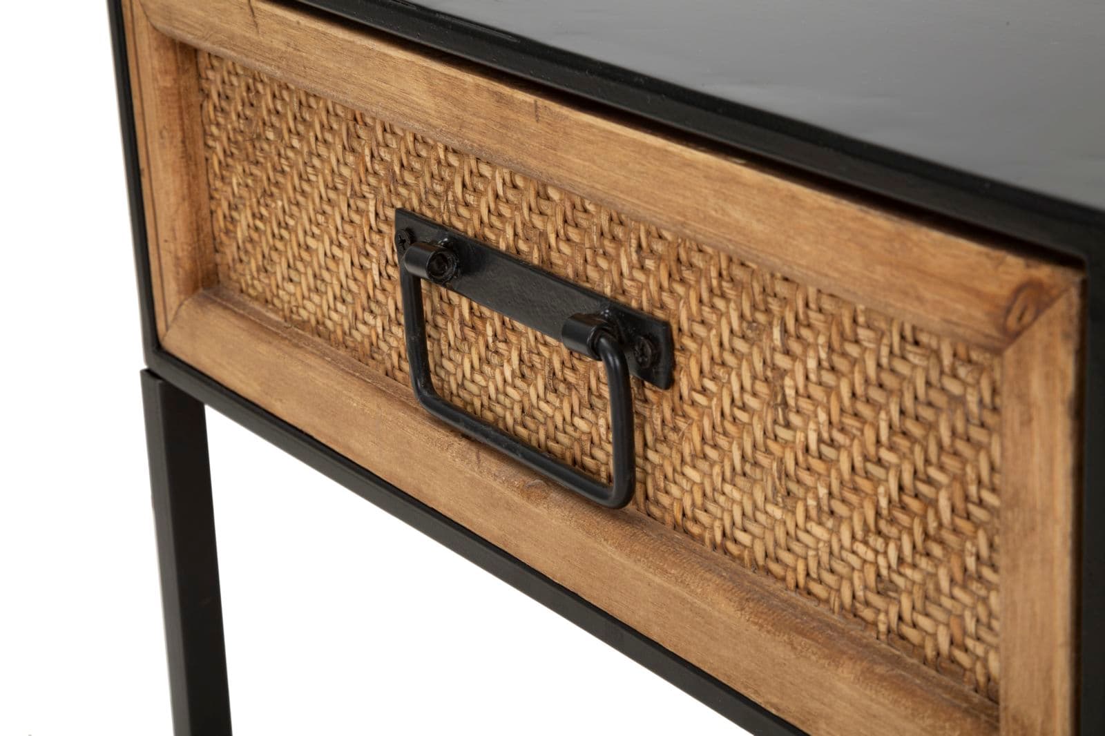 Comodino "Hanoi" struttura in metallo e legno MDF per interni in Comodini Decor Space - Altamura, commercioVirtuoso.it