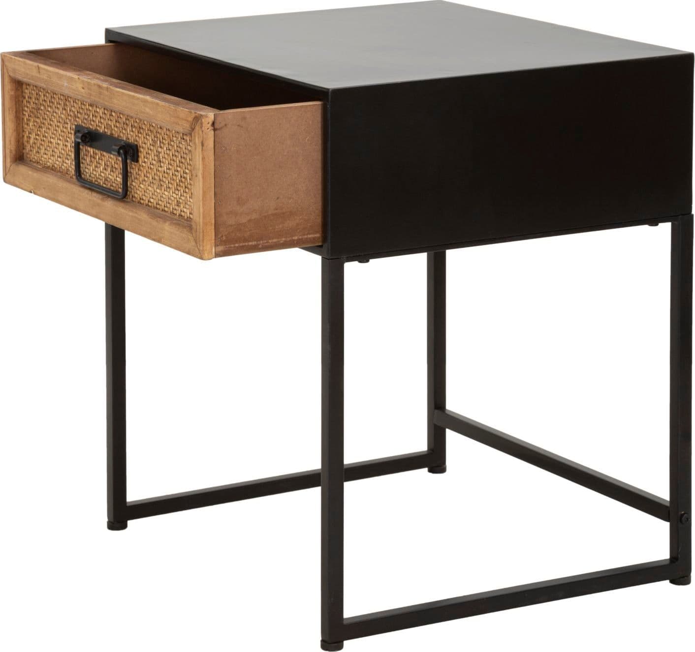 Comodino "Hanoi" struttura in metallo e legno MDF per interni in Comodini Decor Space - Altamura, commercioVirtuoso.it