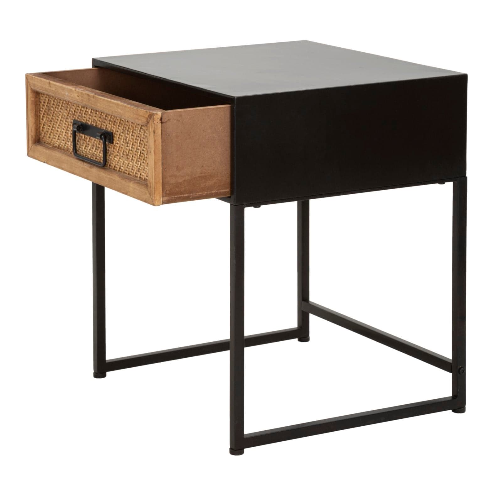 Comodino "Hanoi" struttura in metallo e legno MDF per interni in Comodini Decor Space - Altamura, commercioVirtuoso.it
