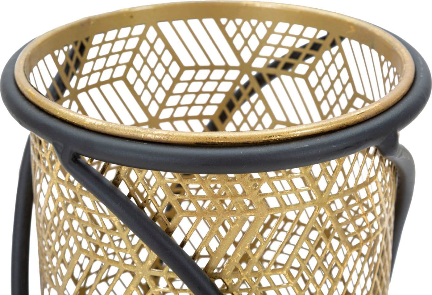 Coppia porta vasi "Curvy" con supporto in metallo per interni set da 2 in Portavasi Decor Space - Altamura, commercioVirtuoso.it