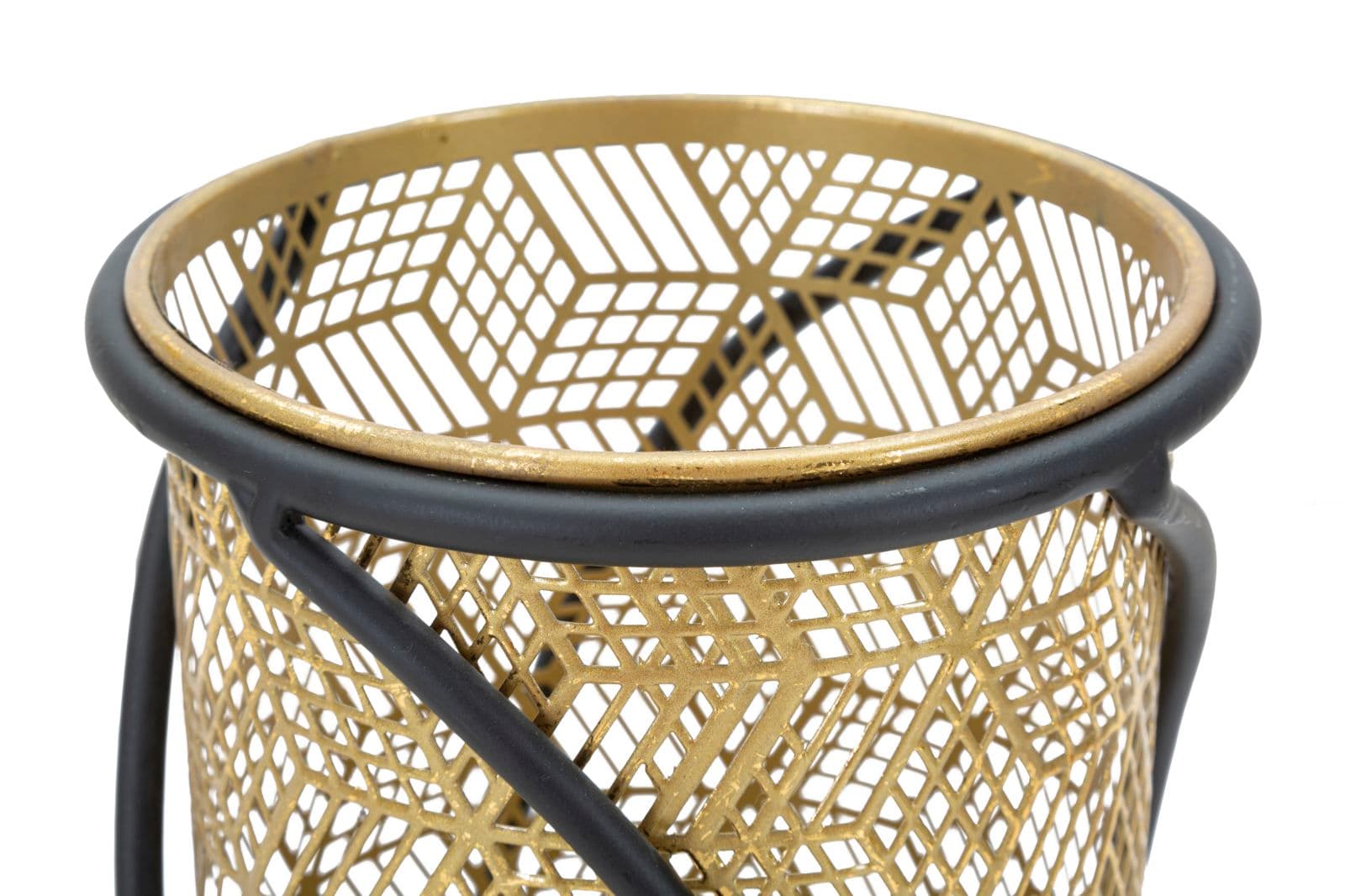 Coppia porta vasi "Curvy" con supporto in metallo per interni set da 2 in Portavasi Decor Space - Altamura, commercioVirtuoso.it