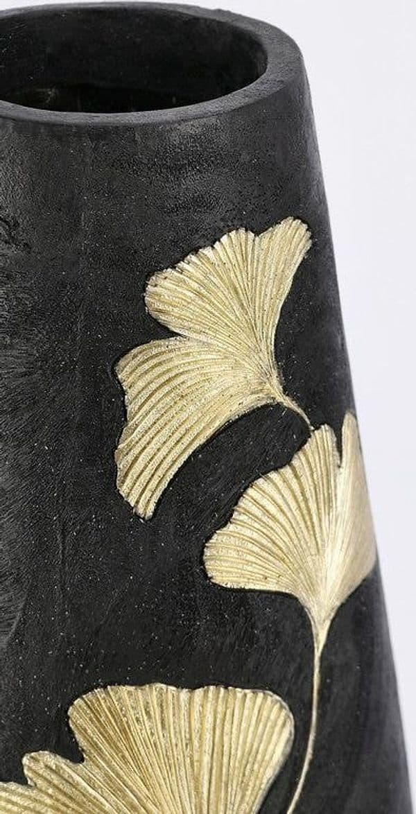 Porta vaso "Bilboa" ginkgo, color marrone e oro da 95 cm in Portavasi Decor Space - Altamura, commercioVirtuoso.it