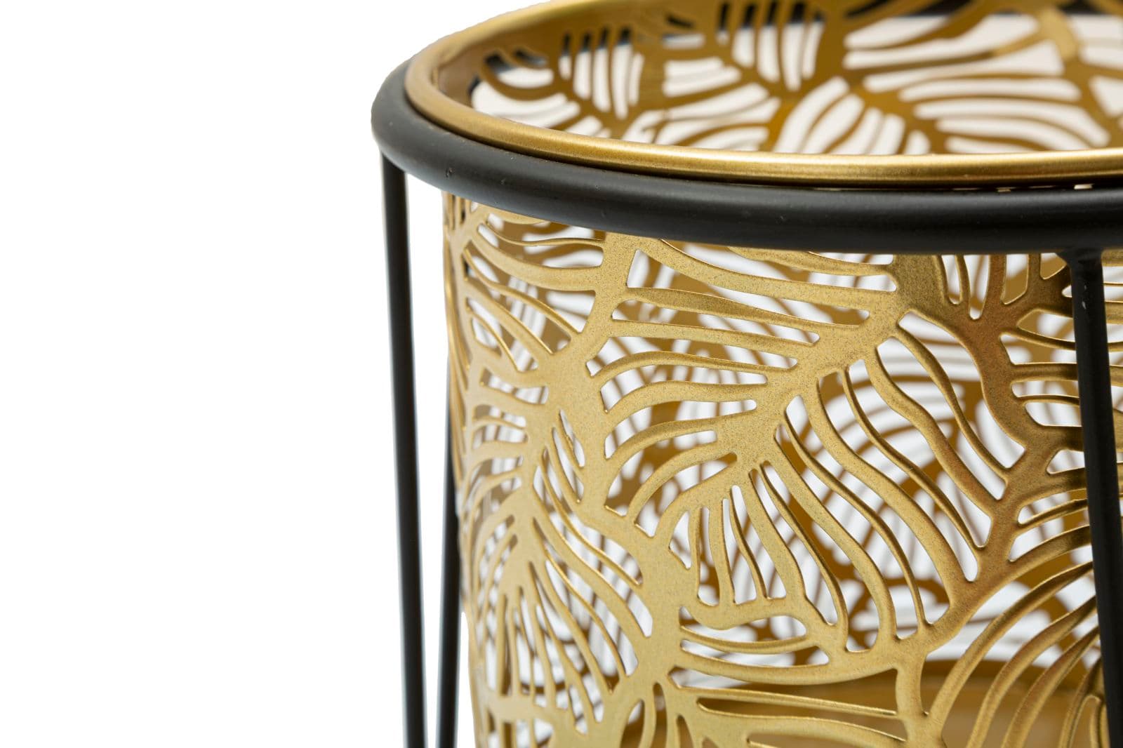 Porta vasi coppia struttura in metallo con supporto per interni set da 2 in Portavasi Decor Space - Altamura, commercioVirtuoso.it