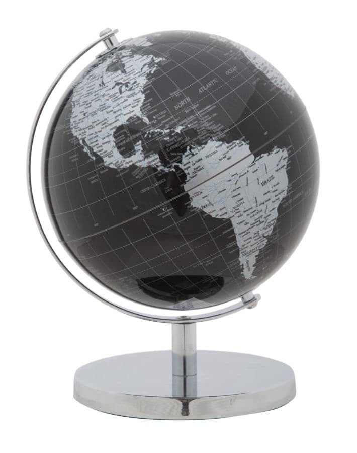 Mappamondo girevole con base in metallo per decorazione interni in Mappamondi Decor Space - Altamura, commercioVirtuoso.it