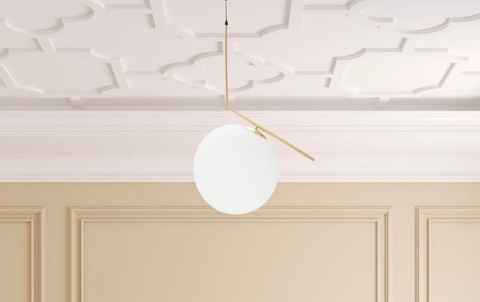 Lampadario "Glamy" struttura in metallo e vetro per interni in Lampade a sospensione Decor Space - Altamura, commercioVirtuoso.it