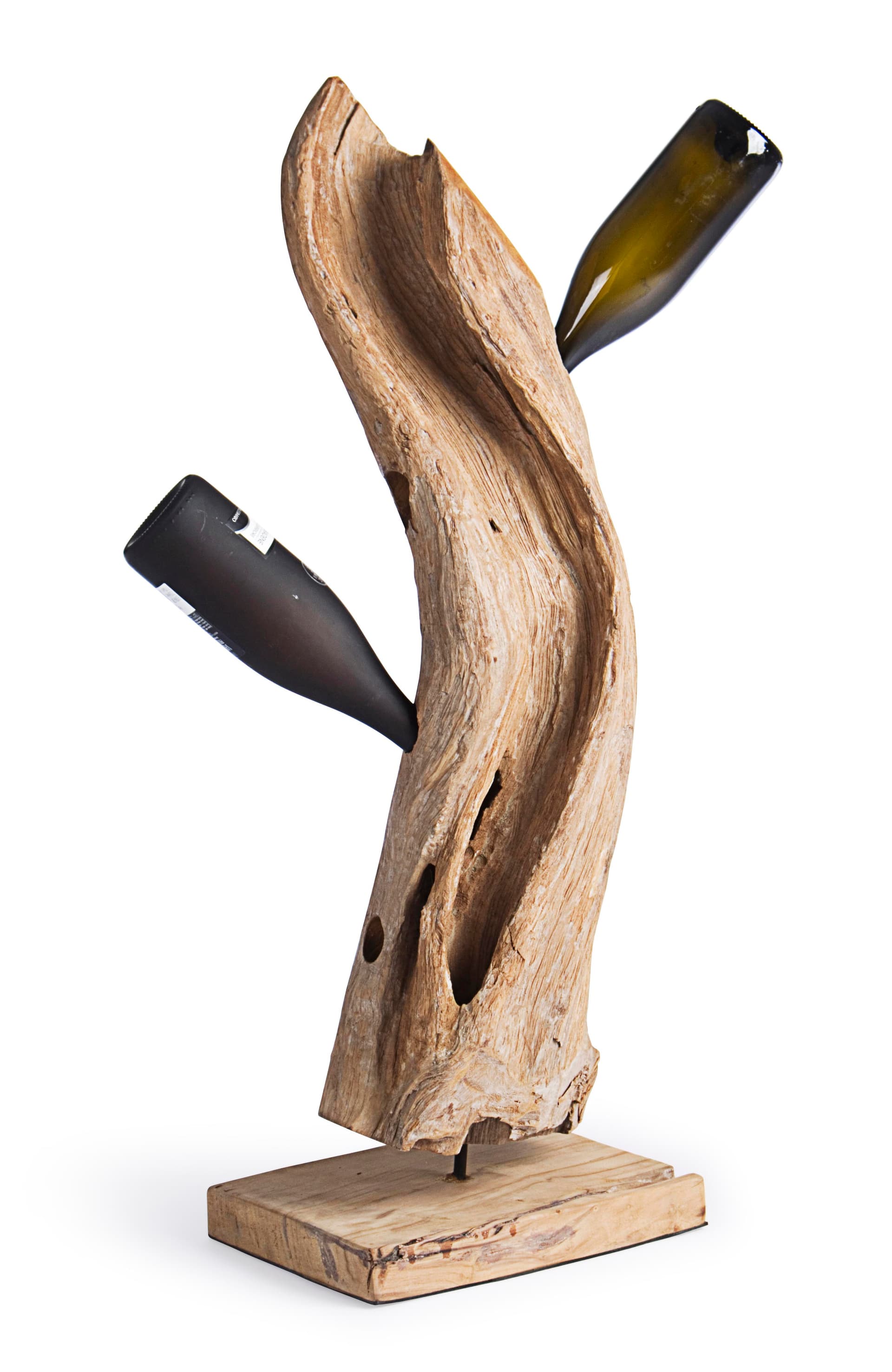 Porta bottiglia "Adanya" in legno h 90 cm in Porta bottiglie da vino Decor Space - Altamura, commercioVirtuoso.it