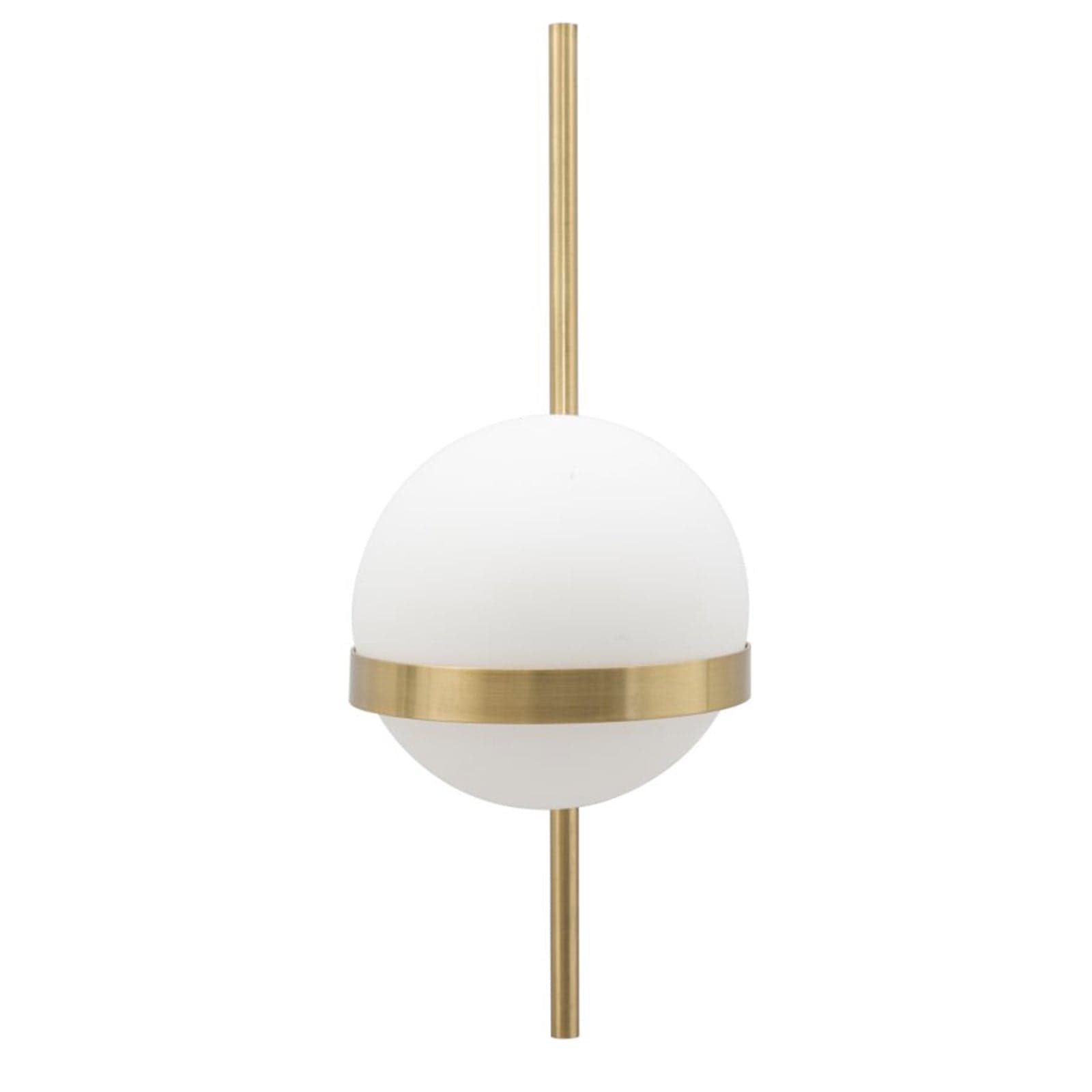 Lampada da muro "Glamy" struttura circolare in metallo color oro per interni