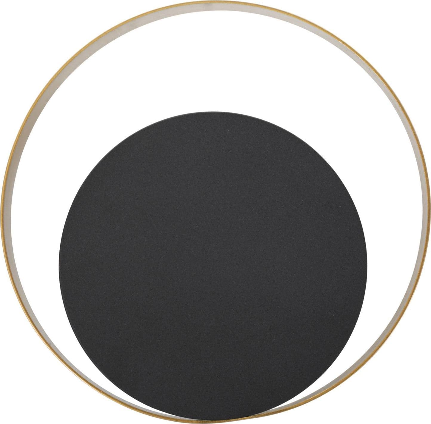 Lampada da muro "Shuttle" struttura in metallo colore nero e oro per interni