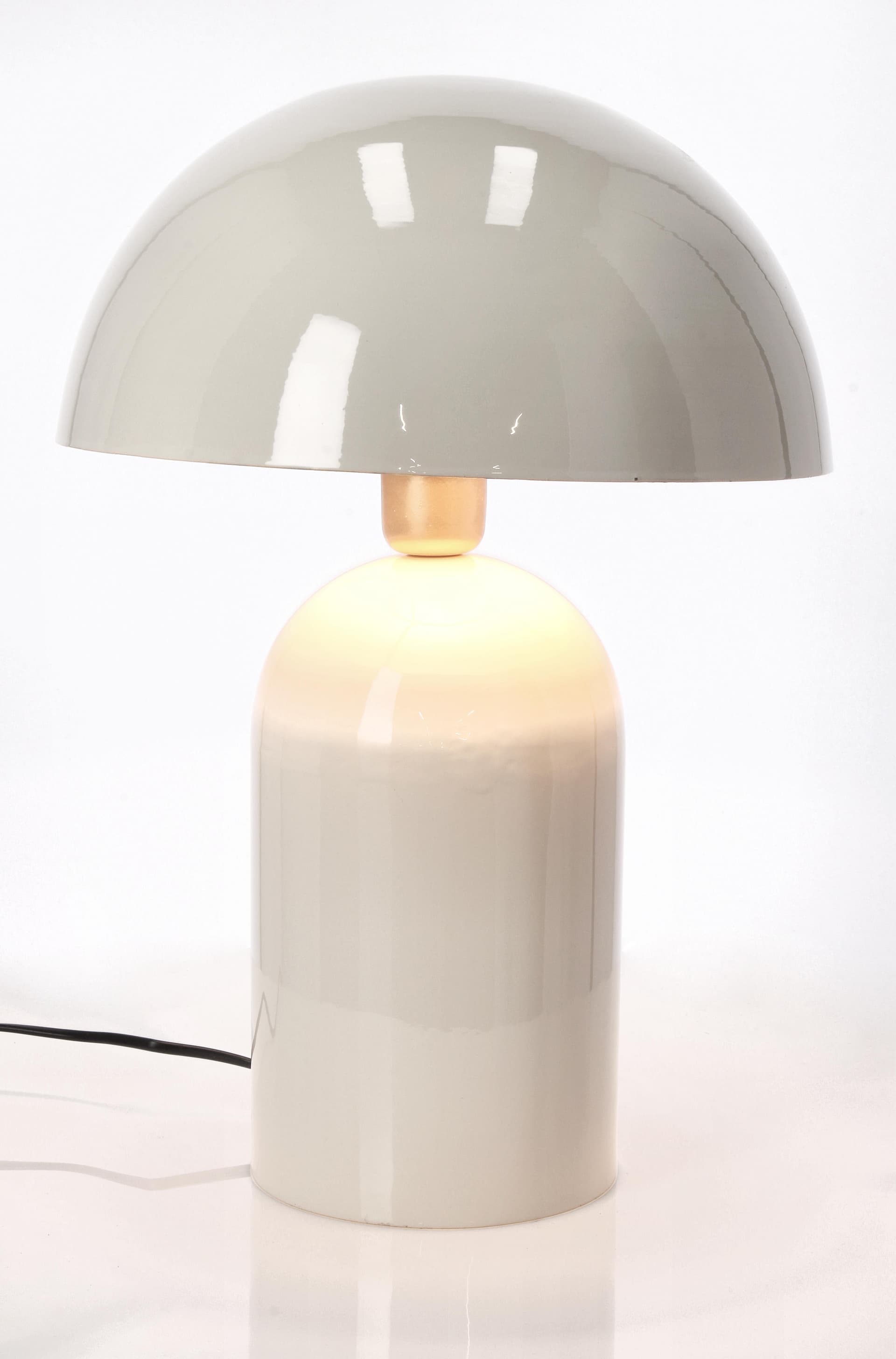 Lampada da tavolo "Velma" beige in metallo h 45 cm in Lampade da tavolo e abat-jour Decor Space - Altamura, commercioVirtuoso.it