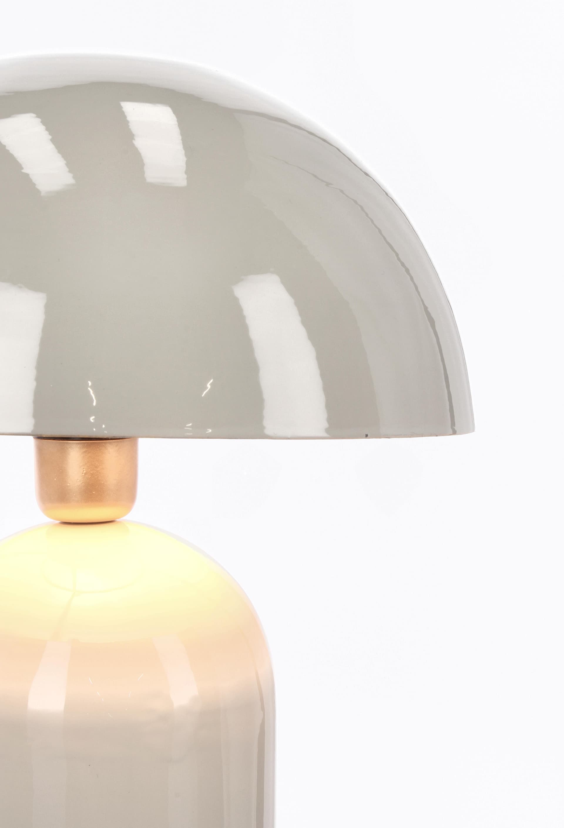 Lampada da tavolo "Velma" beige in metallo h 45 cm in Lampade da tavolo e abat-jour Decor Space - Altamura, commercioVirtuoso.it