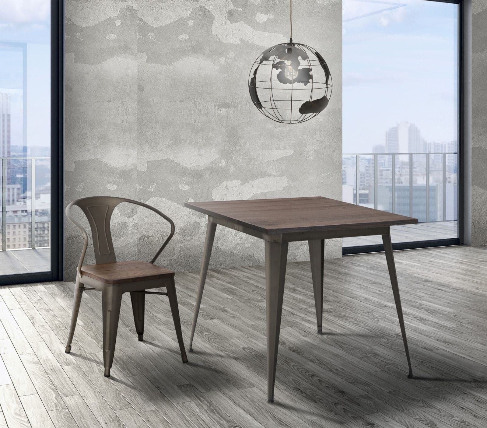 Lampadario stile planisfero in metallo per interni in Lampade a sospensione Decor Space - Altamura, commercioVirtuoso.it