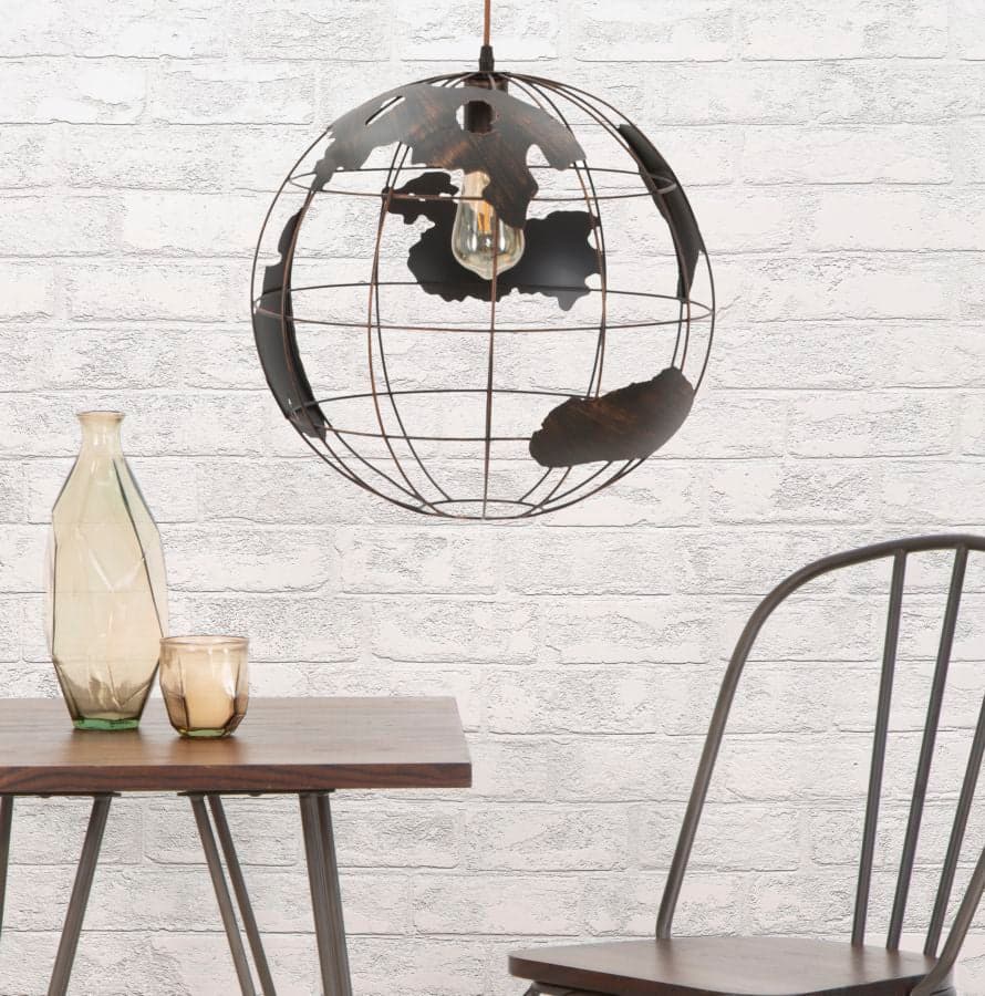 Lampadario stile planisfero in metallo per interni in Lampade a sospensione Decor Space - Altamura, commercioVirtuoso.it