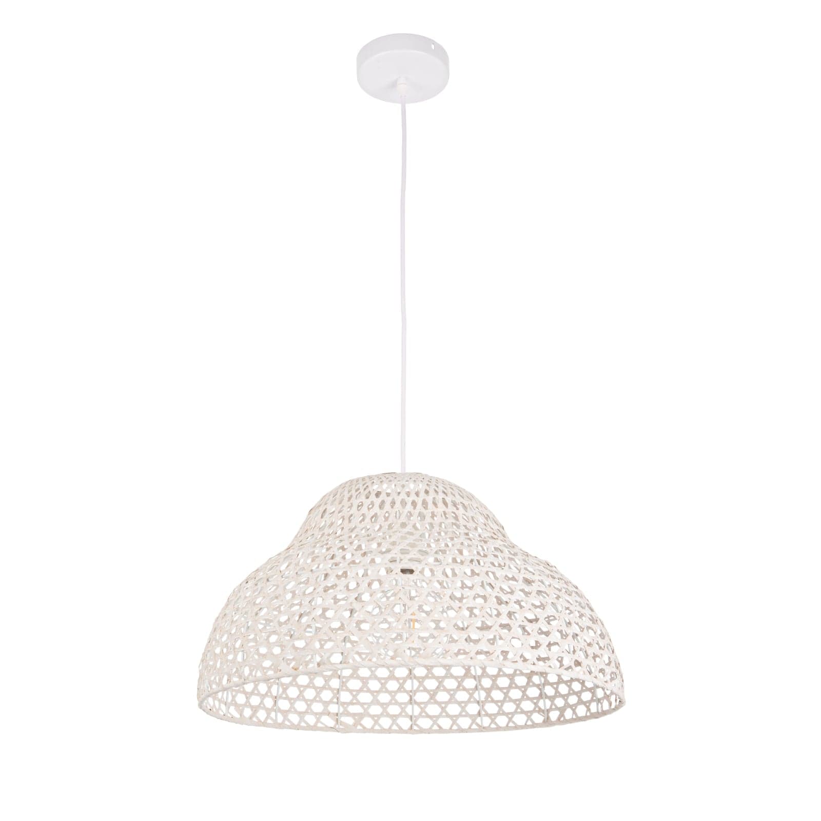 Lampadario "Astro Sagomato" in metallo e bamboo d 50 cm in Lampade a sospensione Decor Space - Altamura, commercioVirtuoso.it