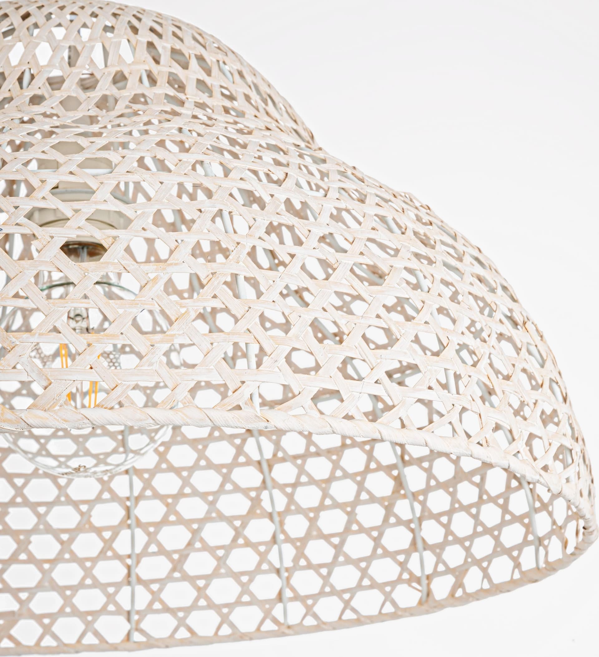 Lampadario "Astro Sagomato" in metallo e bamboo d 50 cm in Lampade a sospensione Decor Space - Altamura, commercioVirtuoso.it