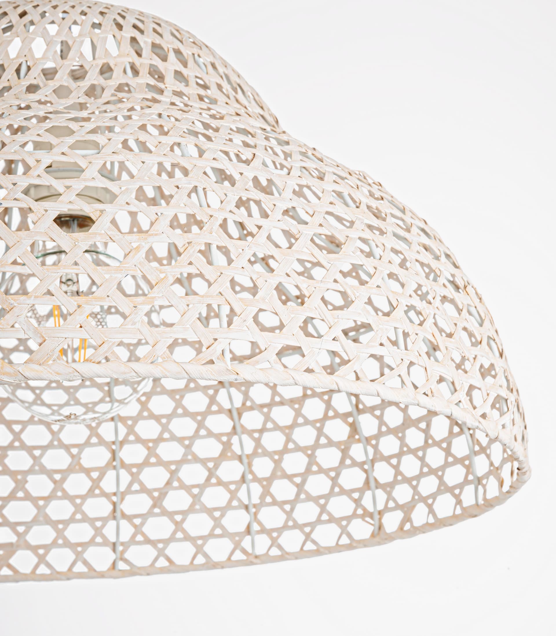 Lampadario "Astro Sagomato" in metallo e bamboo d 50 cm in Lampade a sospensione Decor Space - Altamura, commercioVirtuoso.it