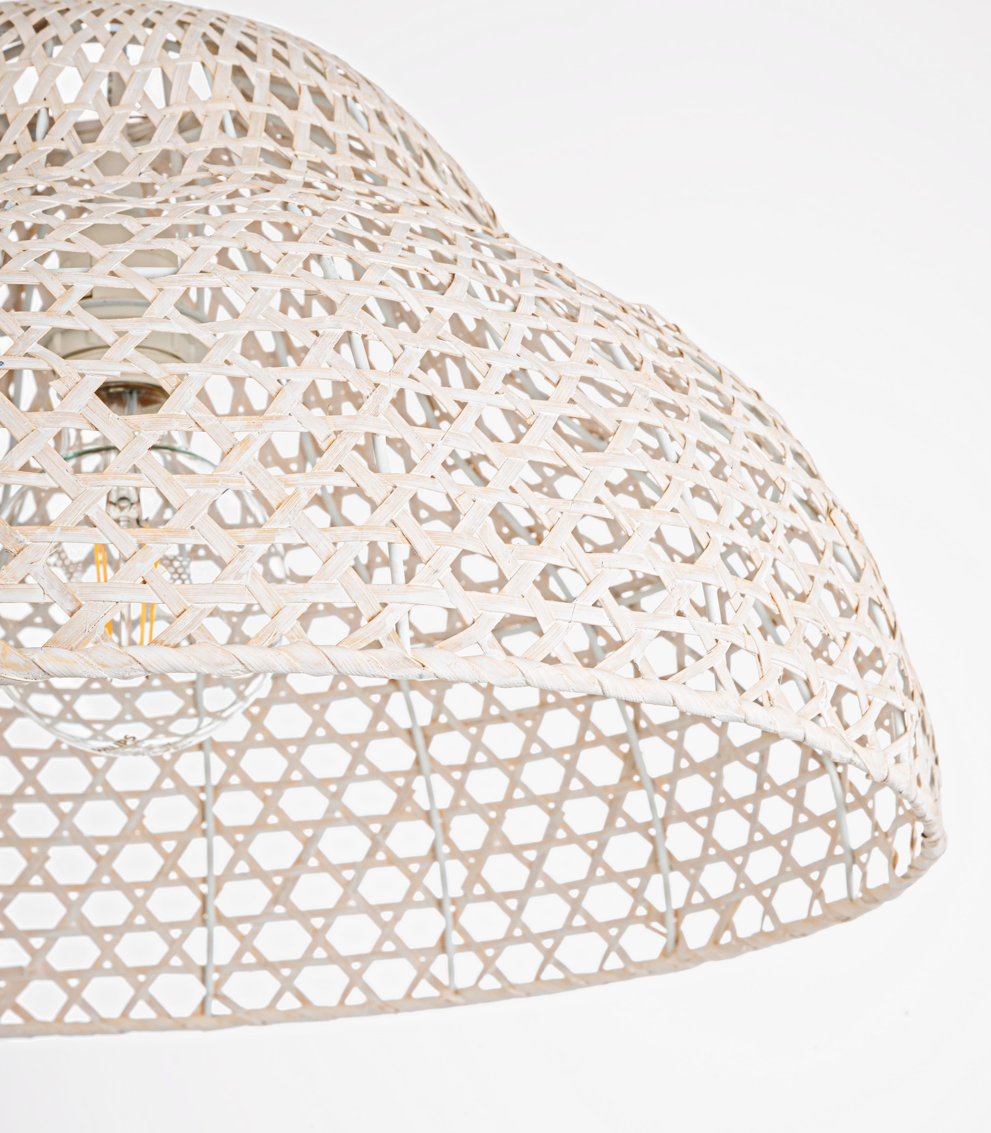 Lampadario "Astro Sagomato" in metallo e bamboo d 50 cm in Lampade a sospensione Decor Space - Altamura, commercioVirtuoso.it