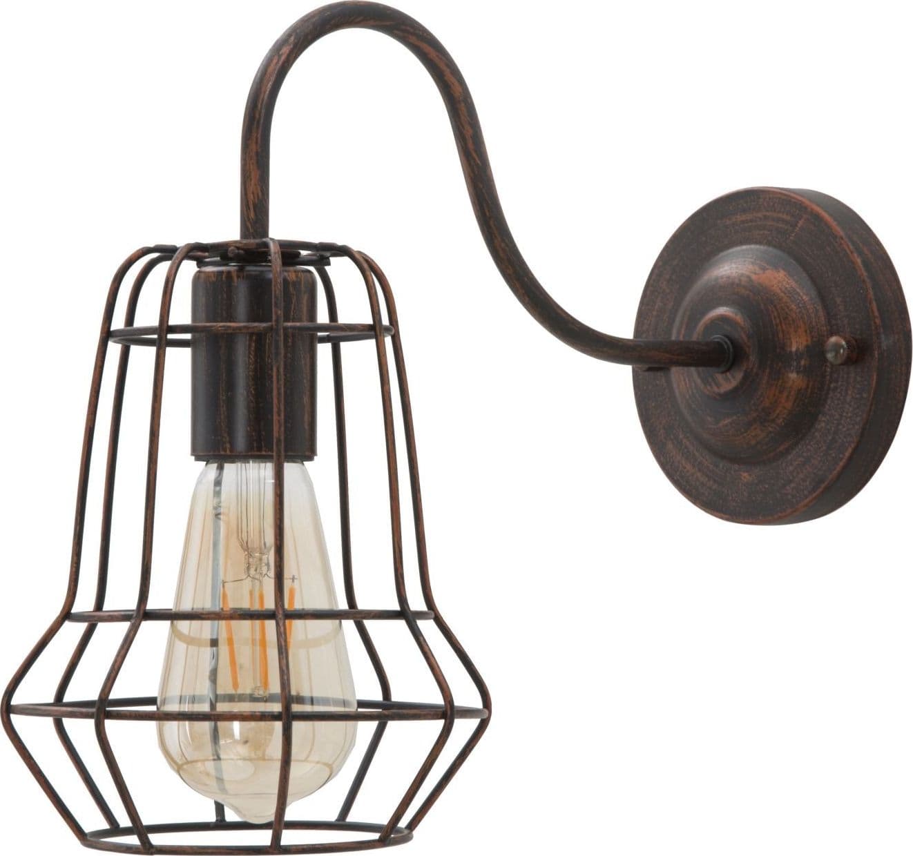 Lampada da muro con struttura in metallo per interni in Applique Decor Space - Altamura, commercioVirtuoso.it
