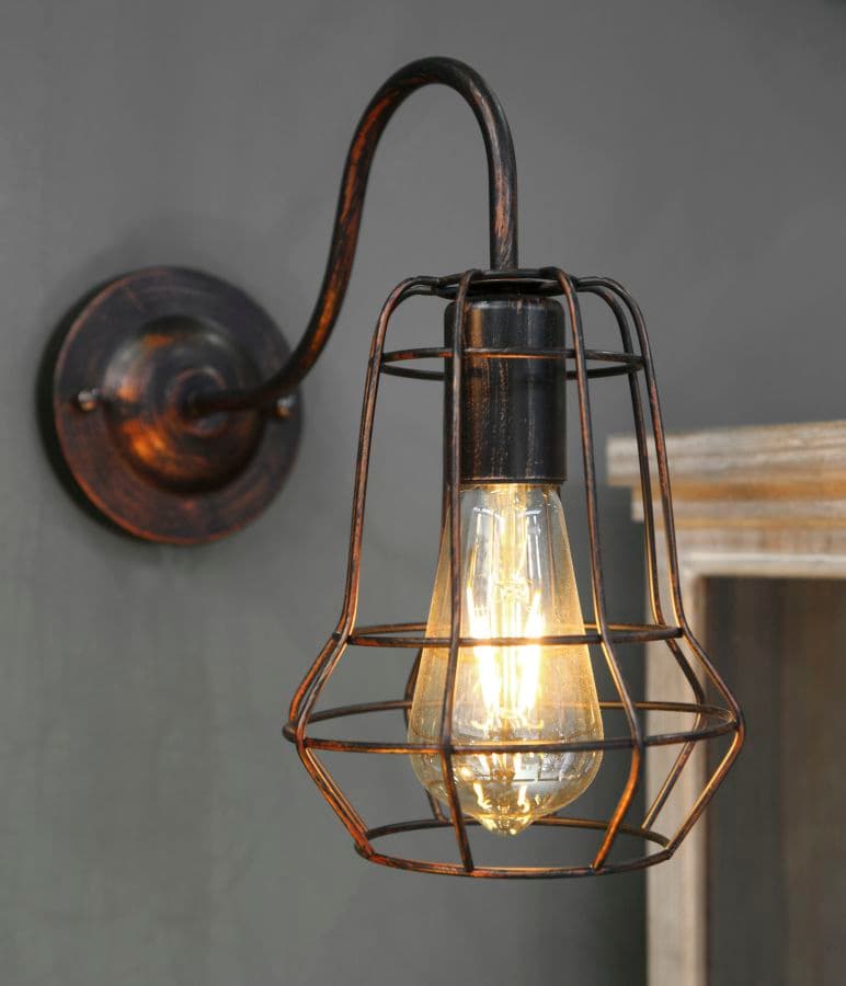 Lampada da muro con struttura in metallo per interni in Applique Decor Space - Altamura, commercioVirtuoso.it