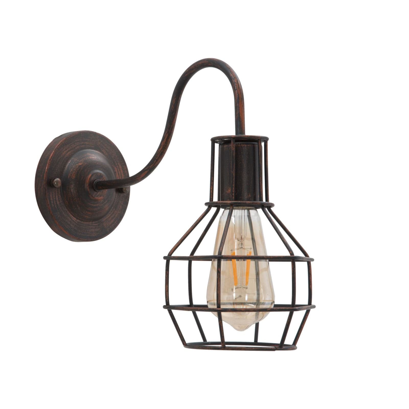 Lampada da muro con struttura in metallo per interni in Applique Decor Space - Altamura, commercioVirtuoso.it