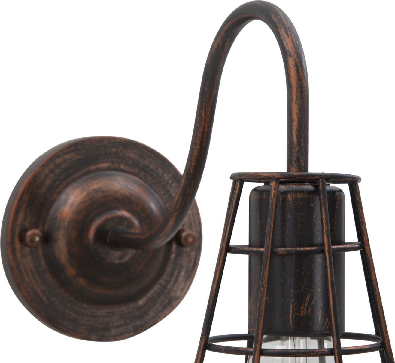 Lampada da muro con struttura in metallo per interni in Applique Decor Space - Altamura, commercioVirtuoso.it