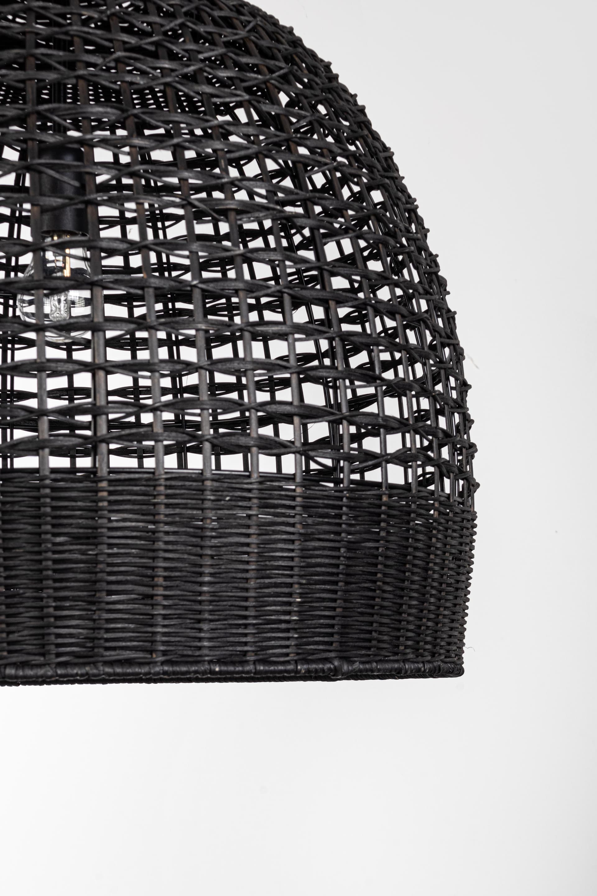 Lampadario "Siwa" in acciaio e rattan d 53 cm in Lampade a sospensione Decor Space - Altamura, commercioVirtuoso.it