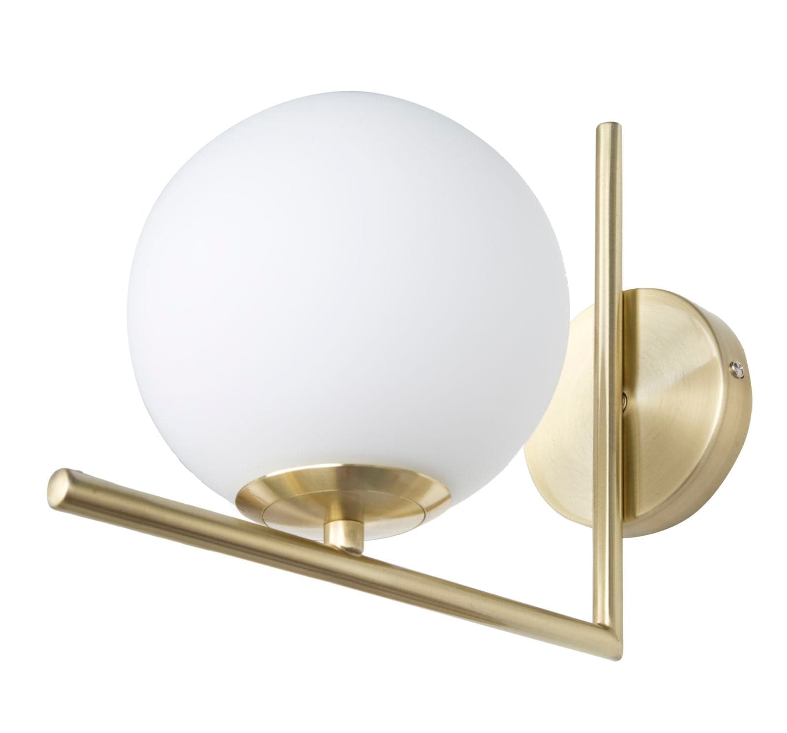 Lampadario da muro "Glamy" struttura in metallo e vetro per interni in Applique Decor Space - Altamura, commercioVirtuoso.it
