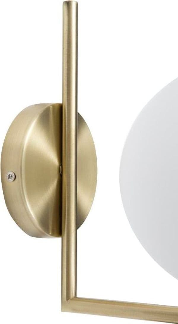 Lampadario da muro "Glamy" struttura in metallo e vetro per interni in Applique Decor Space - Altamura, commercioVirtuoso.it