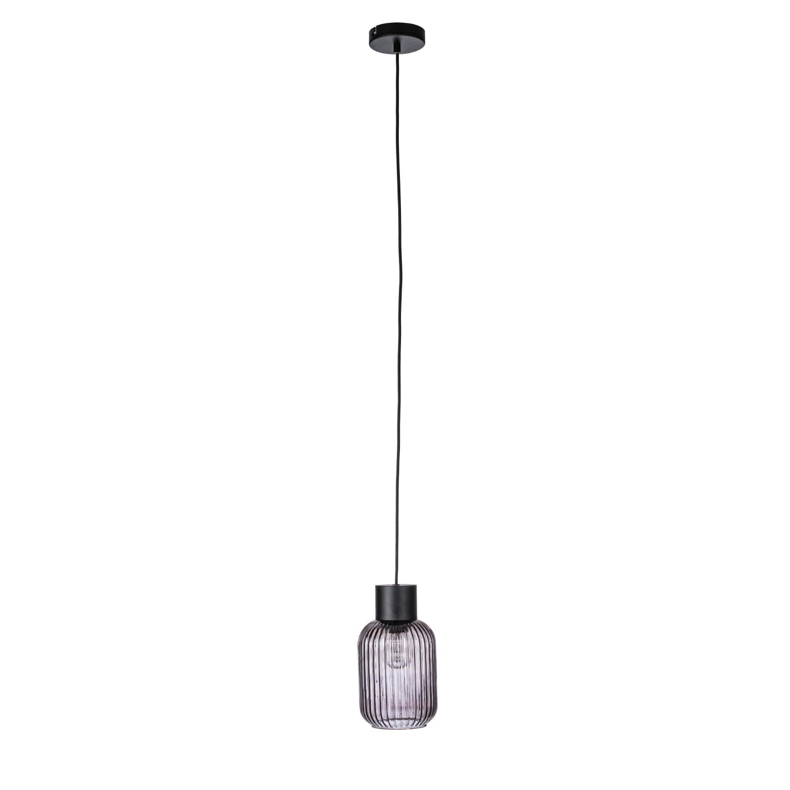 Lampadario 1 luce "Showy" in acciaio e vetro in Lampade a sospensione Decor Space - Altamura, commercioVirtuoso.it