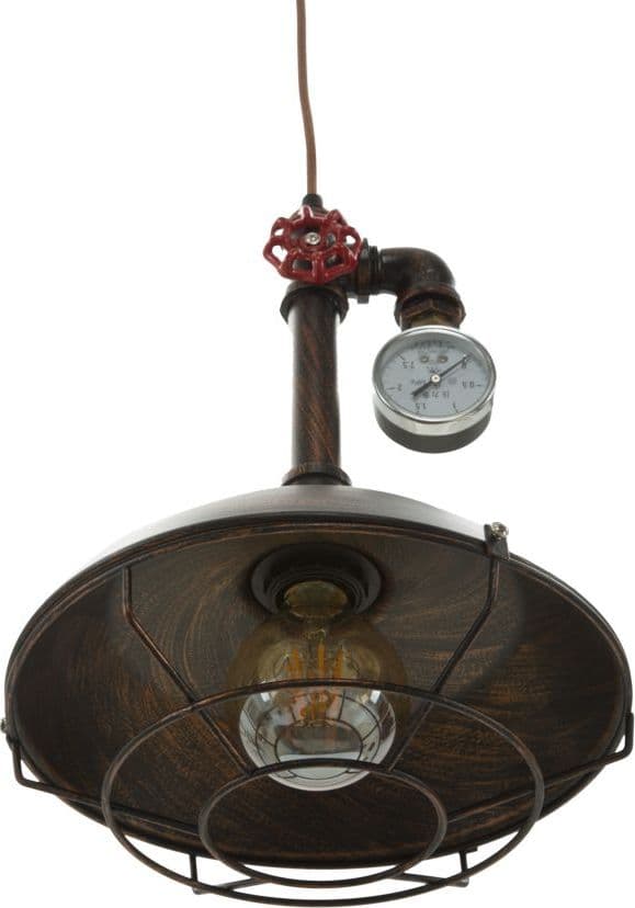 Lampadario "Manhattan" round in metallo stile tubatura per interni in Lampade a sospensione Decor Space - Altamura, commercioVirtuoso.it
