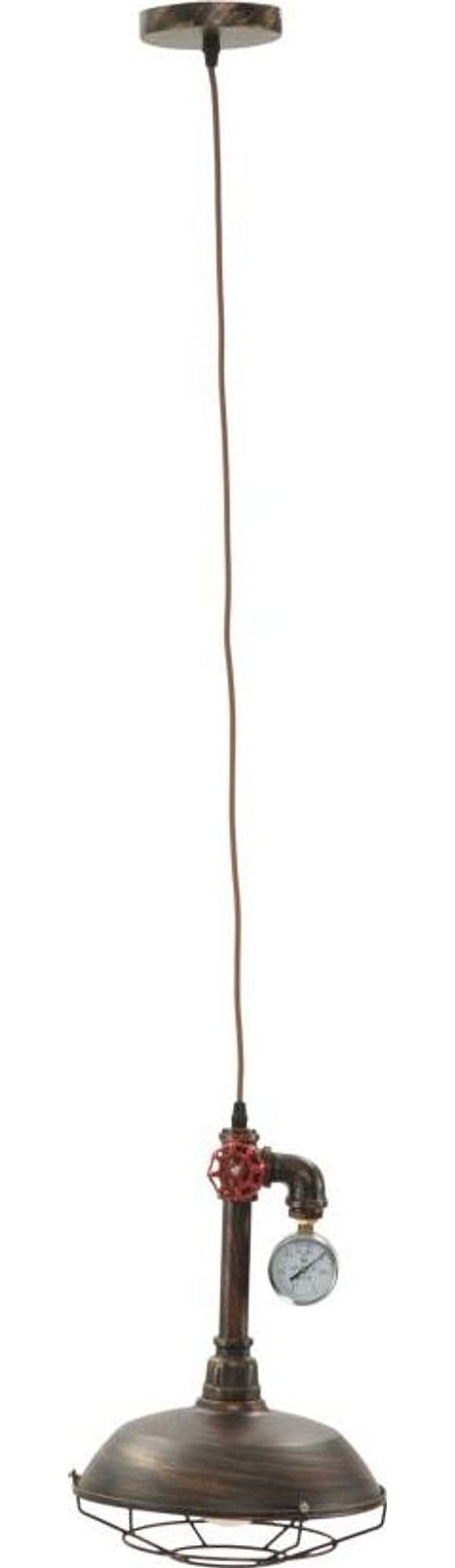 Lampadario "Manhattan" round in metallo stile tubatura per interni in Lampade a sospensione Decor Space - Altamura, commercioVirtuoso.it