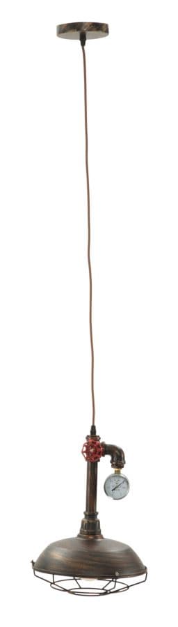 Lampadario "Manhattan" round in metallo stile tubatura per interni in Lampade a sospensione Decor Space - Altamura, commercioVirtuoso.it