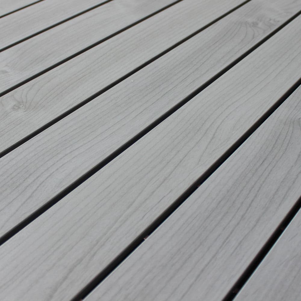 Tavolo in alluminio piano effetto legno "Bahia" allungabile per esterno e giardino 190/250 cm in Tavoli standard Decor Space - Altamura, commercioVirtuoso.it
