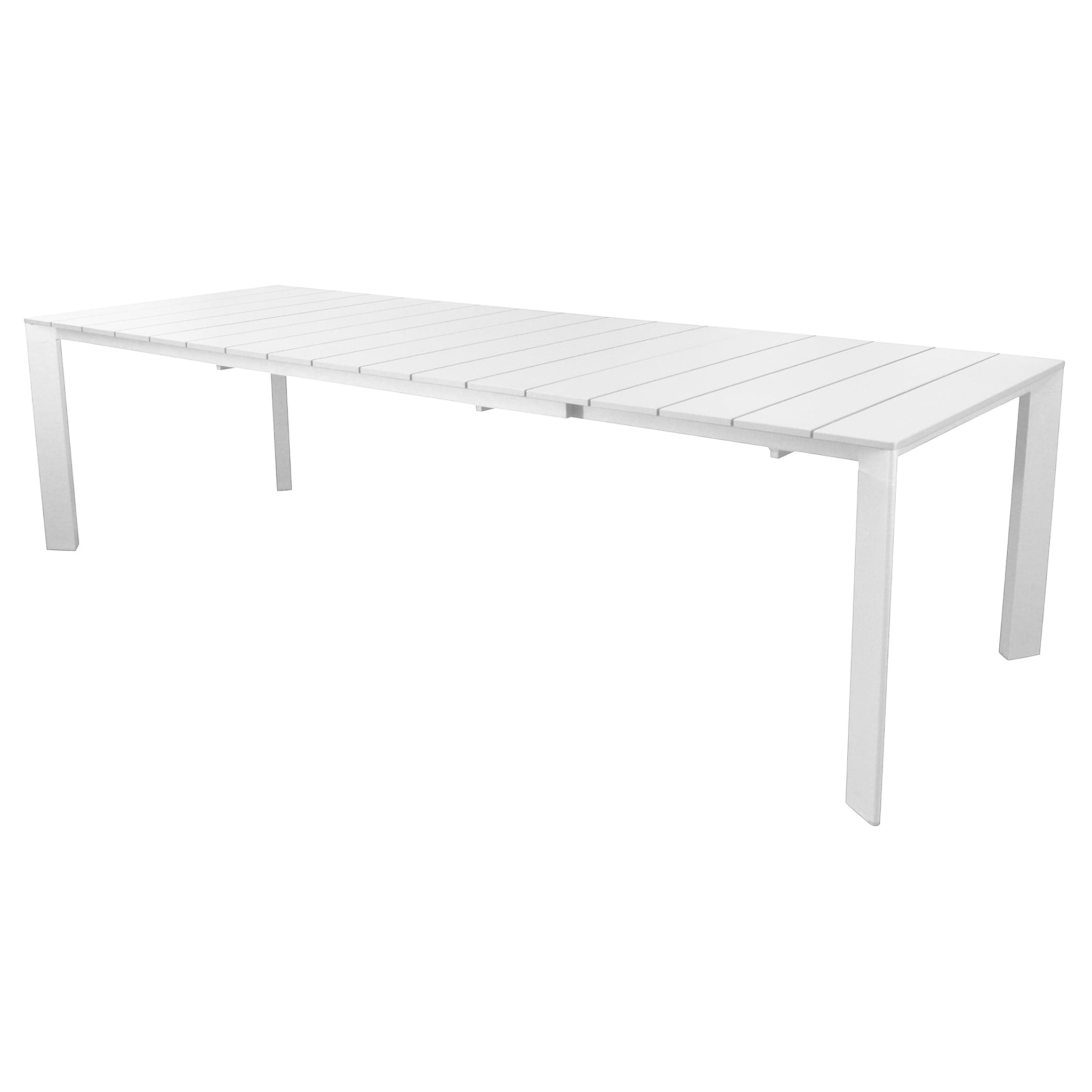 Tavolo "Barbados" allungabile telescopico per esterno e giardino, in alluminio 165/215 cm in Tavoli standard Decor Space - Altamura, commercioVirtuoso.it