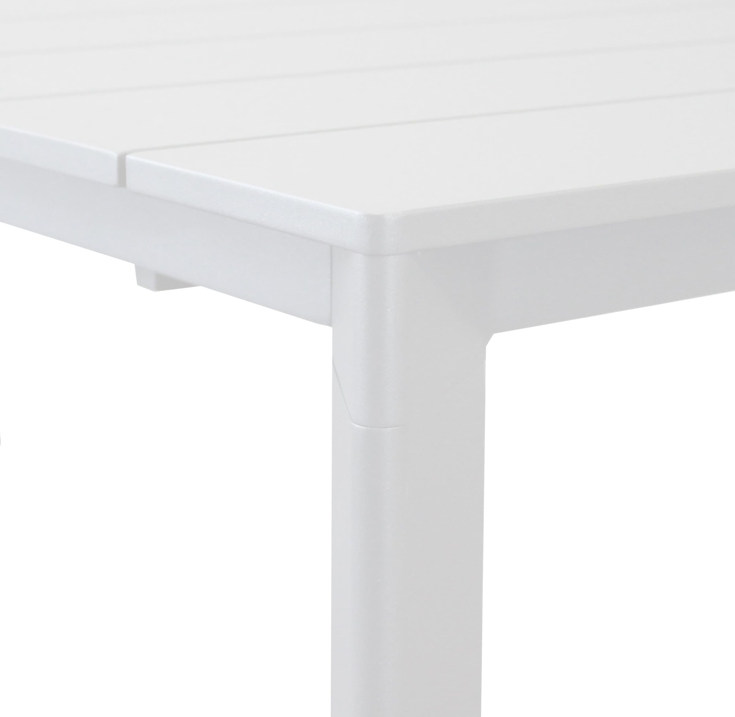 Tavolo "Barbados" allungabile telescopico per esterno e giardino, in alluminio 165/215 cm in Tavoli standard Decor Space - Altamura, commercioVirtuoso.it