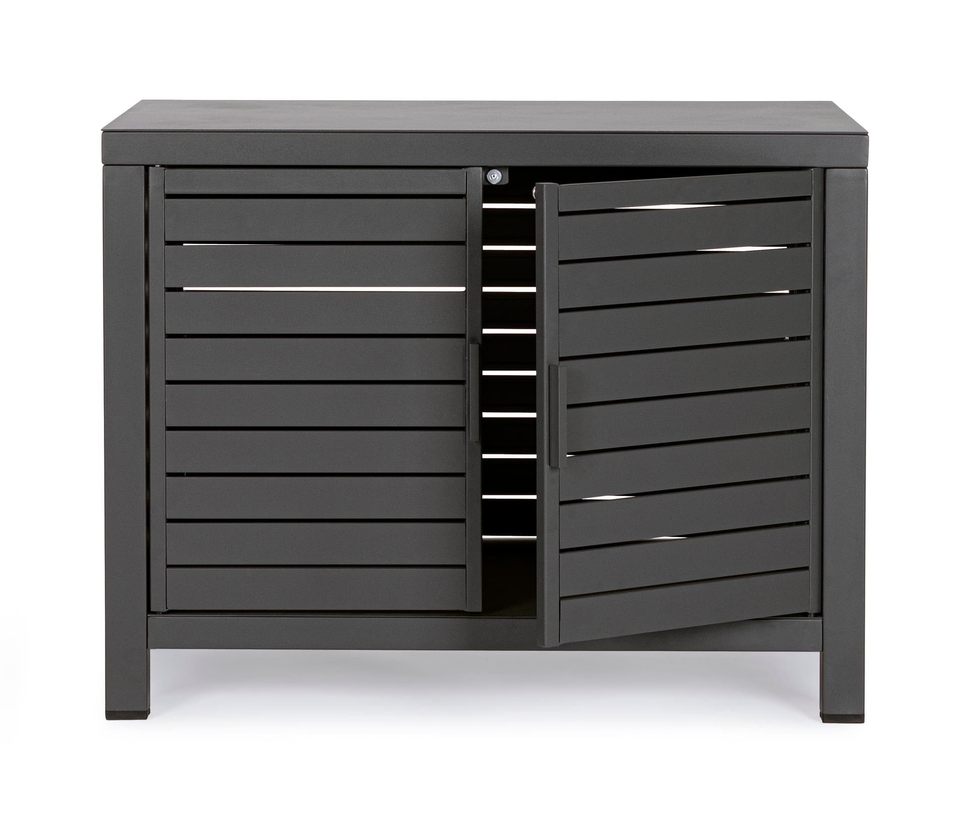 Modulo piano cucina da esterno "Trinidad" struttura in alluminio con 2 ante 90 cm in Moduli componibili Decor Space - Altamura, commercioVirtuoso.it
