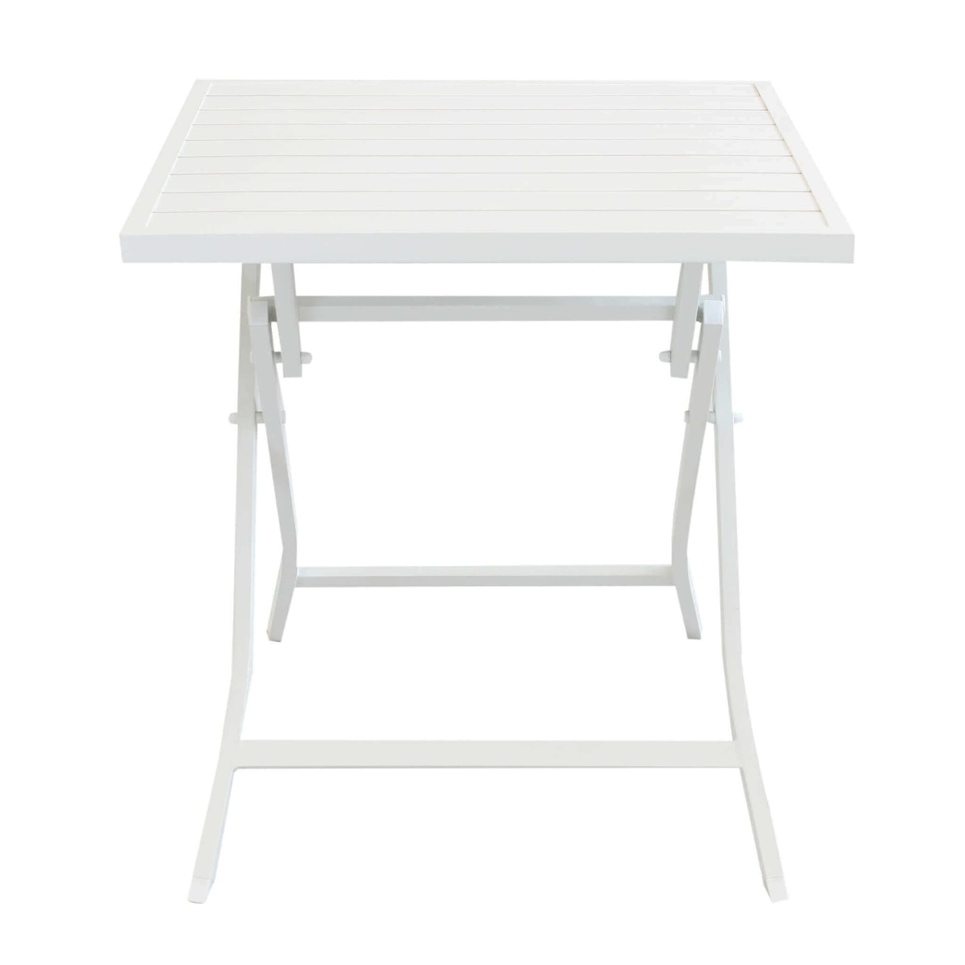 Tavolino pieghevole "Copacabana" per esterno e giardino, in alluminio da 70 cm in Tavoli standard Decor Space - Altamura, commercioVirtuoso.it
