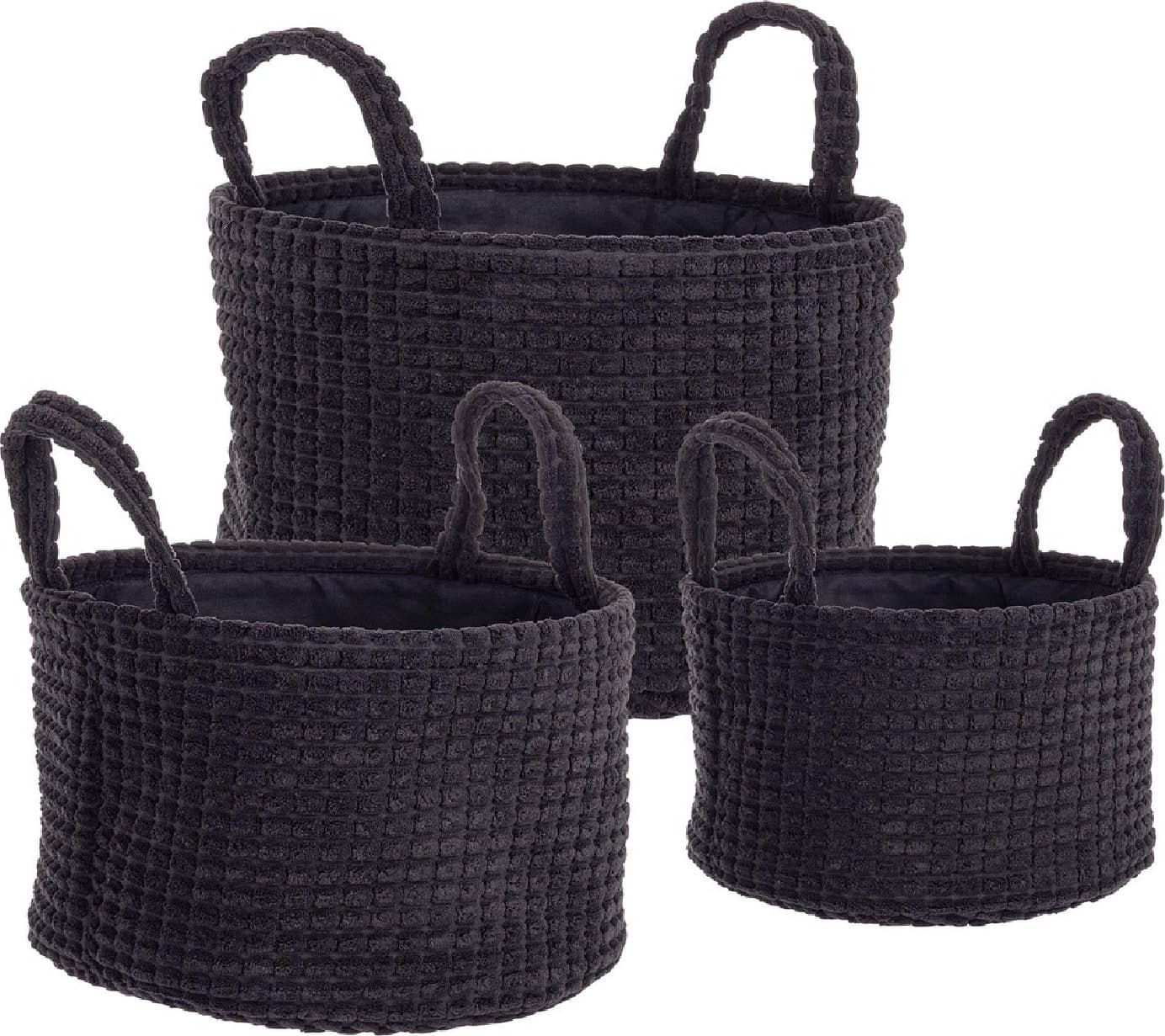 Set 2 pezzi con manico "Nicky" in poliestere in Organizer per cassetti Decor Space - Altamura, commercioVirtuoso.it