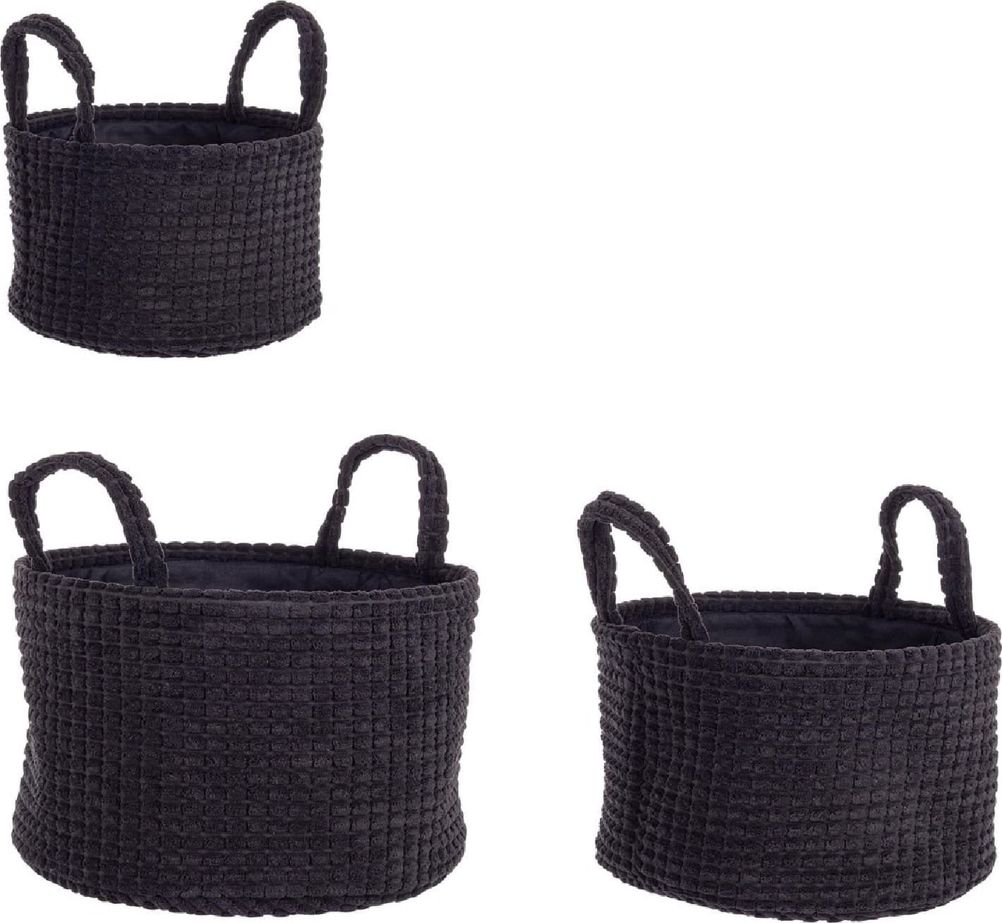Set 2 pezzi con manico "Nicky" in poliestere in Organizer per cassetti Decor Space - Altamura, commercioVirtuoso.it