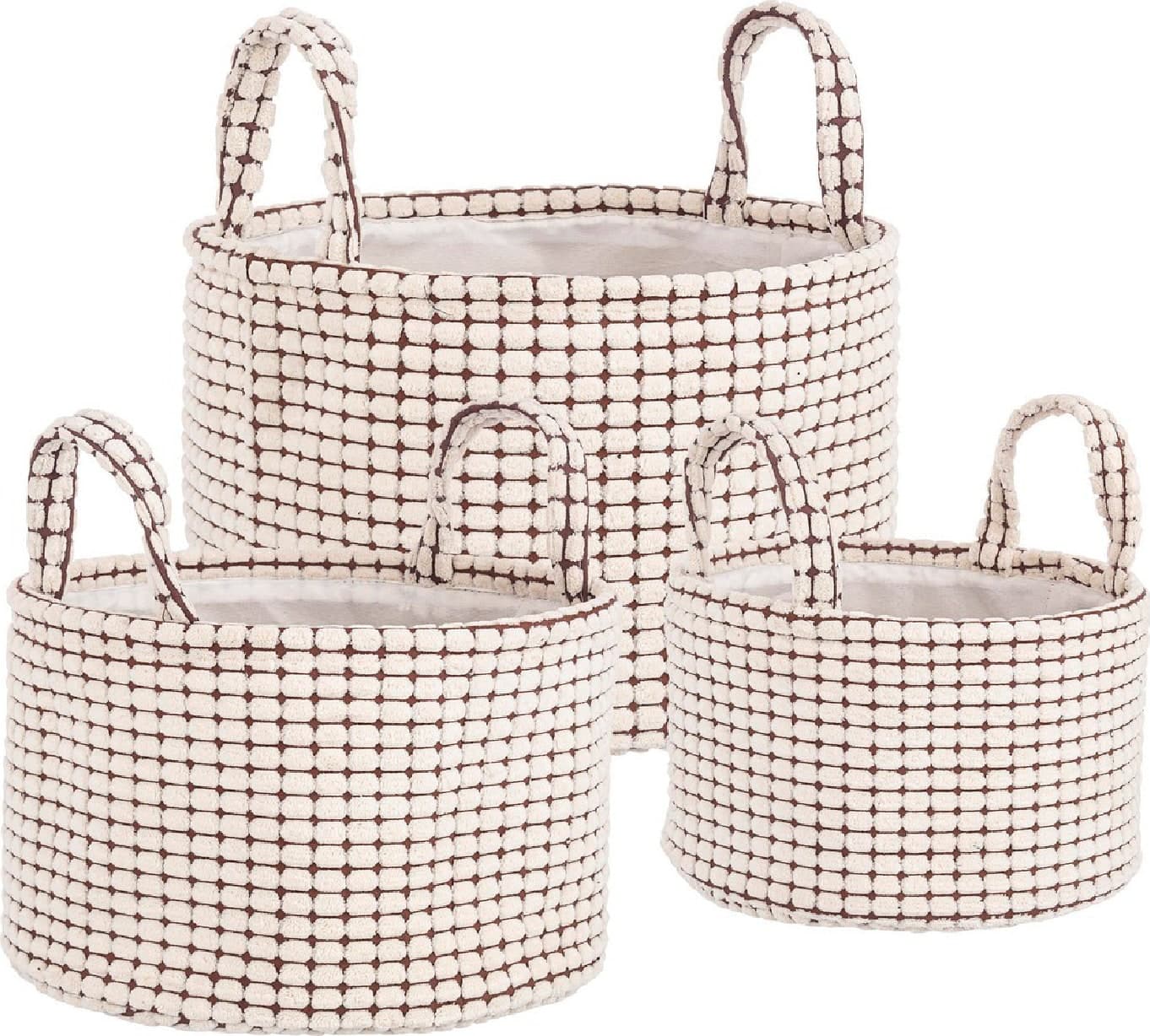 Set 2 pezzi con manico "Nicky" in poliestere in Organizer per cassetti Decor Space - Altamura, commercioVirtuoso.it
