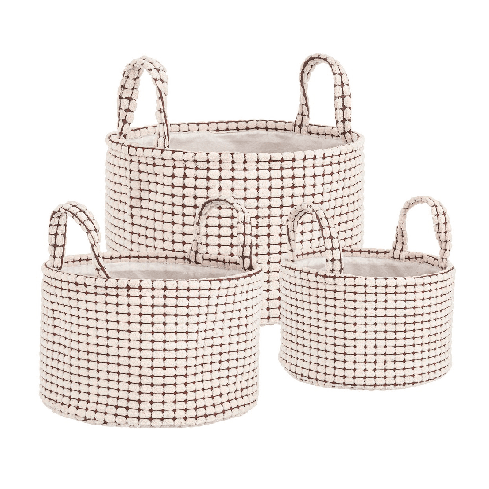 Set 2 pezzi con manico "Nicky" in poliestere in Organizer per cassetti Decor Space - Altamura, commercioVirtuoso.it