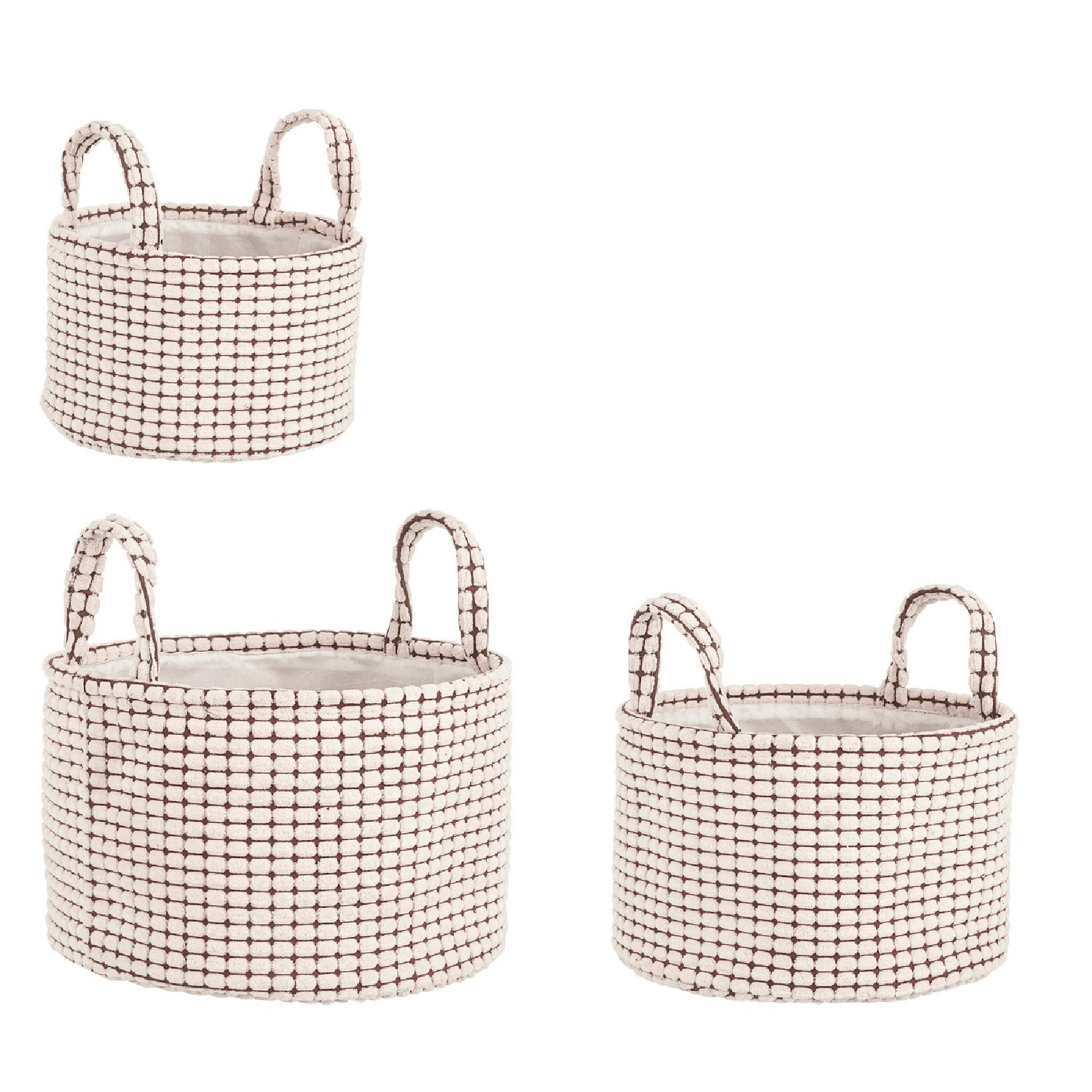 Set 2 pezzi con manico "Nicky" in poliestere in Organizer per cassetti Decor Space - Altamura, commercioVirtuoso.it