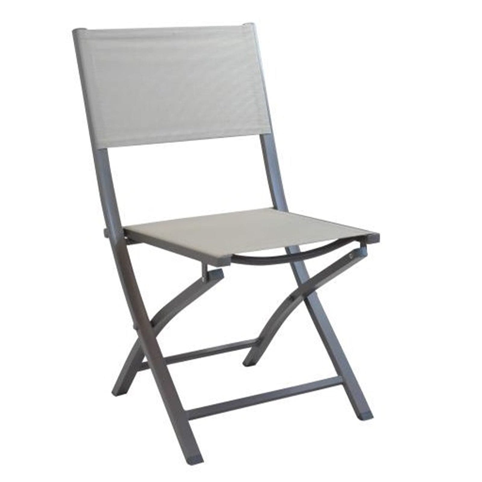 Sedia "Copacabana" pieghevole in alluminio, seduta e schienale in textilene, 58 x 46 x 85 cm in Sedie per tavolo da giardino Decor Space - Altamura, commercioVirtuoso.it