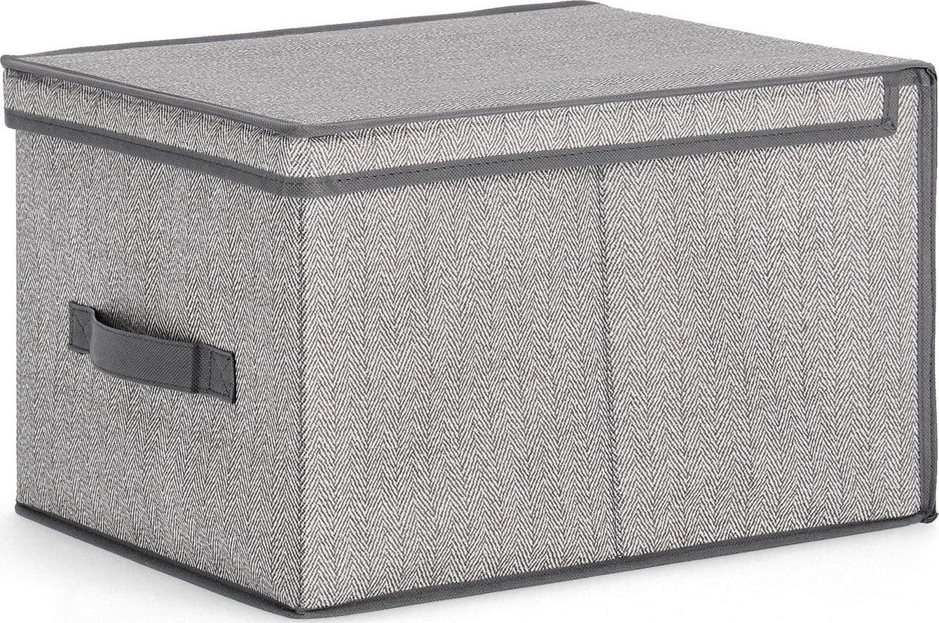 Scatola cambio stagione con coperchio "Tidy" in cartone con manico in Organizer per cassetti Decor Space - Altamura, commercioVirtuoso.it