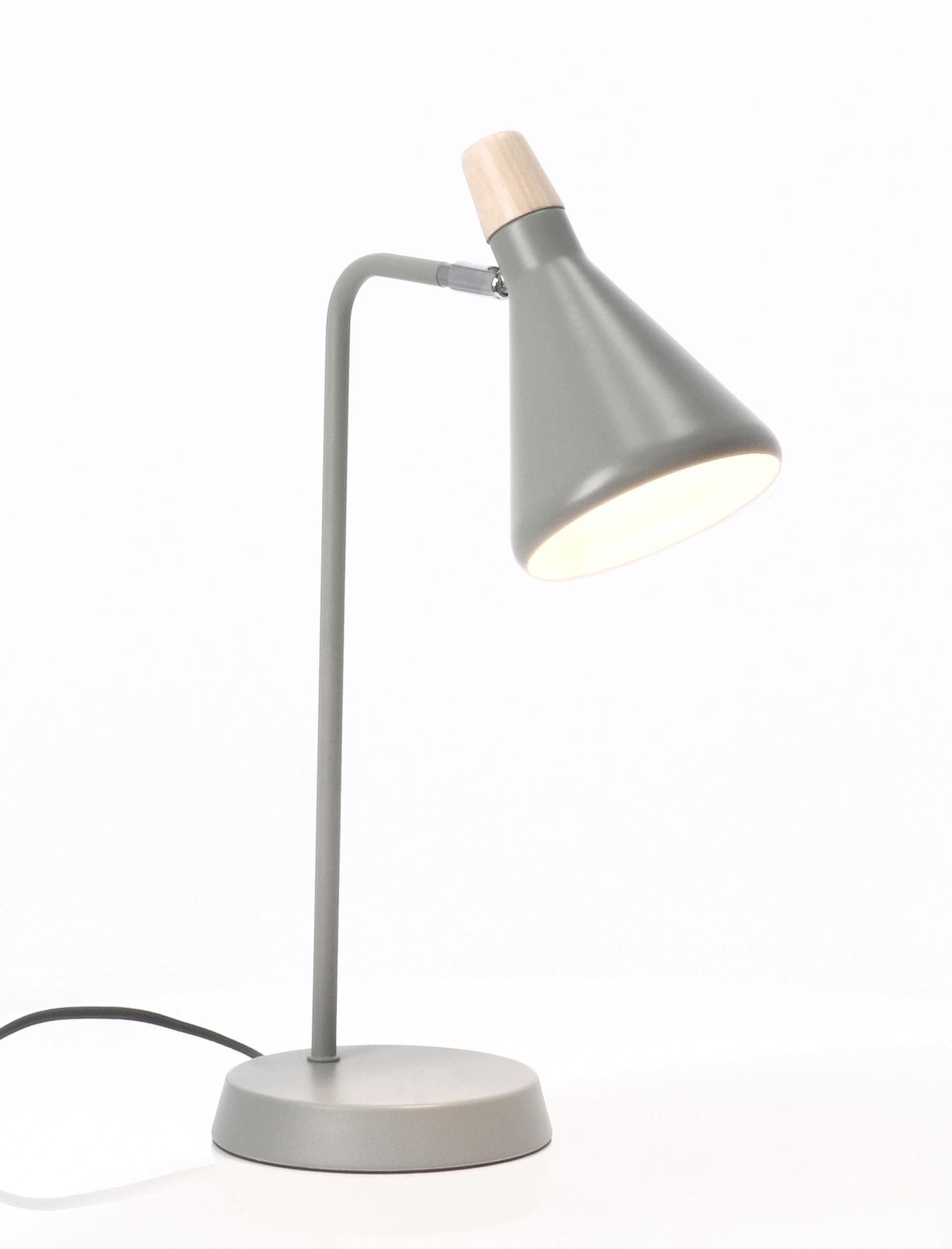 Lampada da tavolo "Brill" in acciaio h 46 cm in Lampade da lavoro Decor Space - Altamura, commercioVirtuoso.it