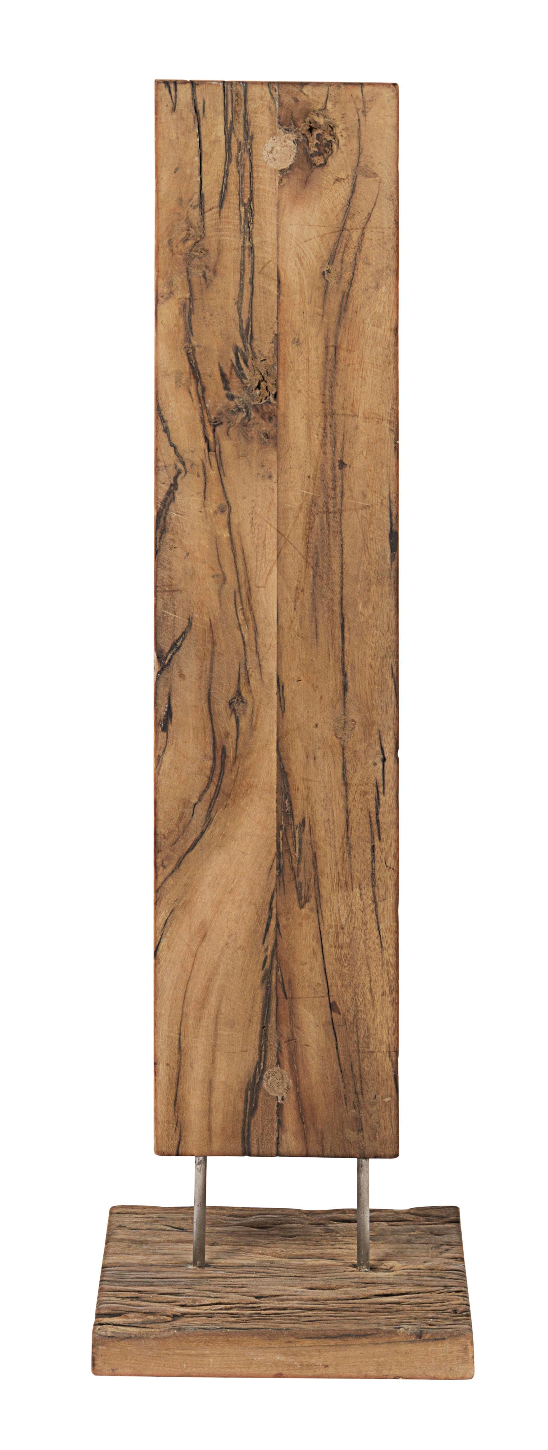 Porta bottiglie "Rafter" in acciaio e ganci di legno riciclato h 101 cm in Porta bottiglie da vino Decor Space - Altamura, commercioVirtuoso.it
