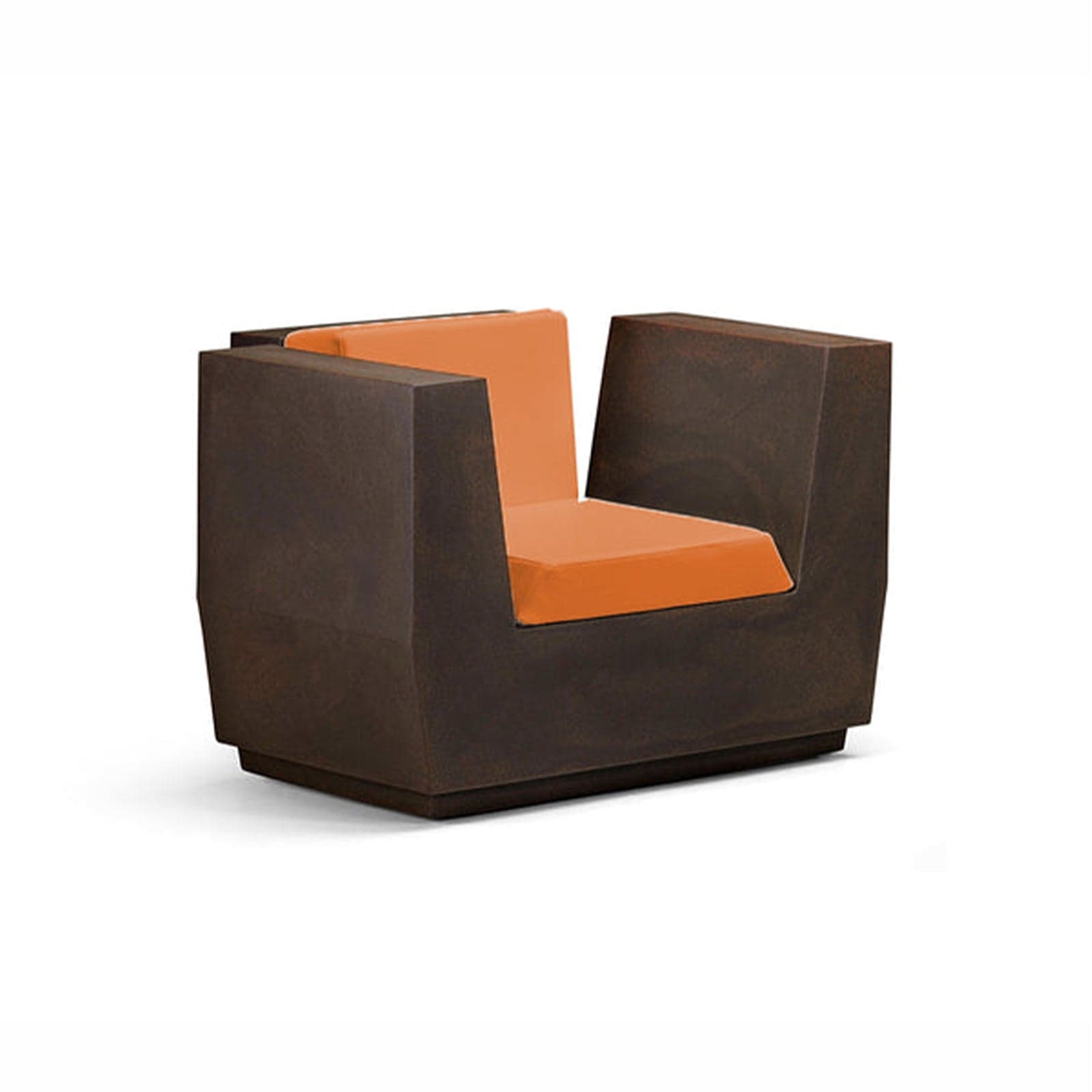 Poltrona "Big-Cut" struttura in polietilene con cuscino per esterno in Sedie per tavolo da giardino Decor Space - Altamura, commercioVirtuoso.it