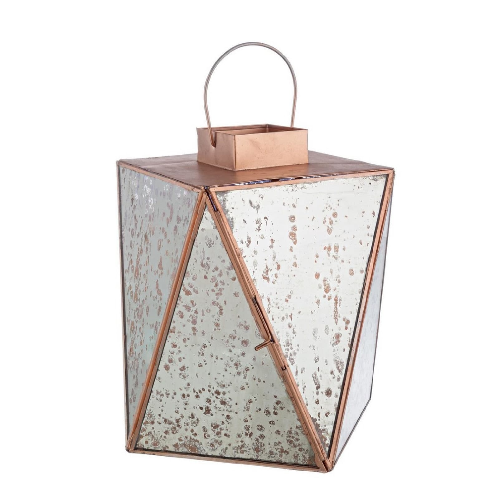 Lanterna Gil Copper in ferro e vetro da esterno in Lanterne Decor Space - Altamura, commercioVirtuoso.it