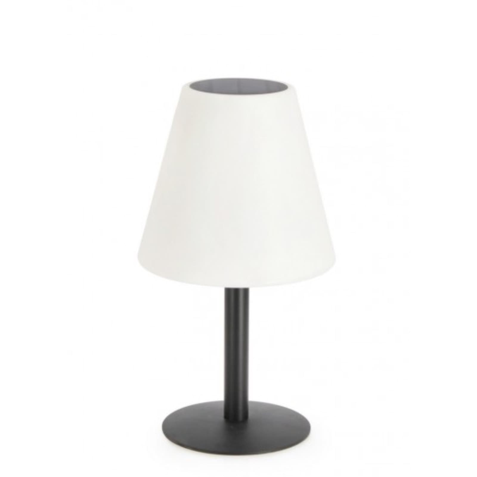 Lampada da tavolo  solar a led in acciaio verniciato a polvere epossidica uso interno ed esterno in Lanterne Decor Space - Altamura, commercioVirtuoso.it
