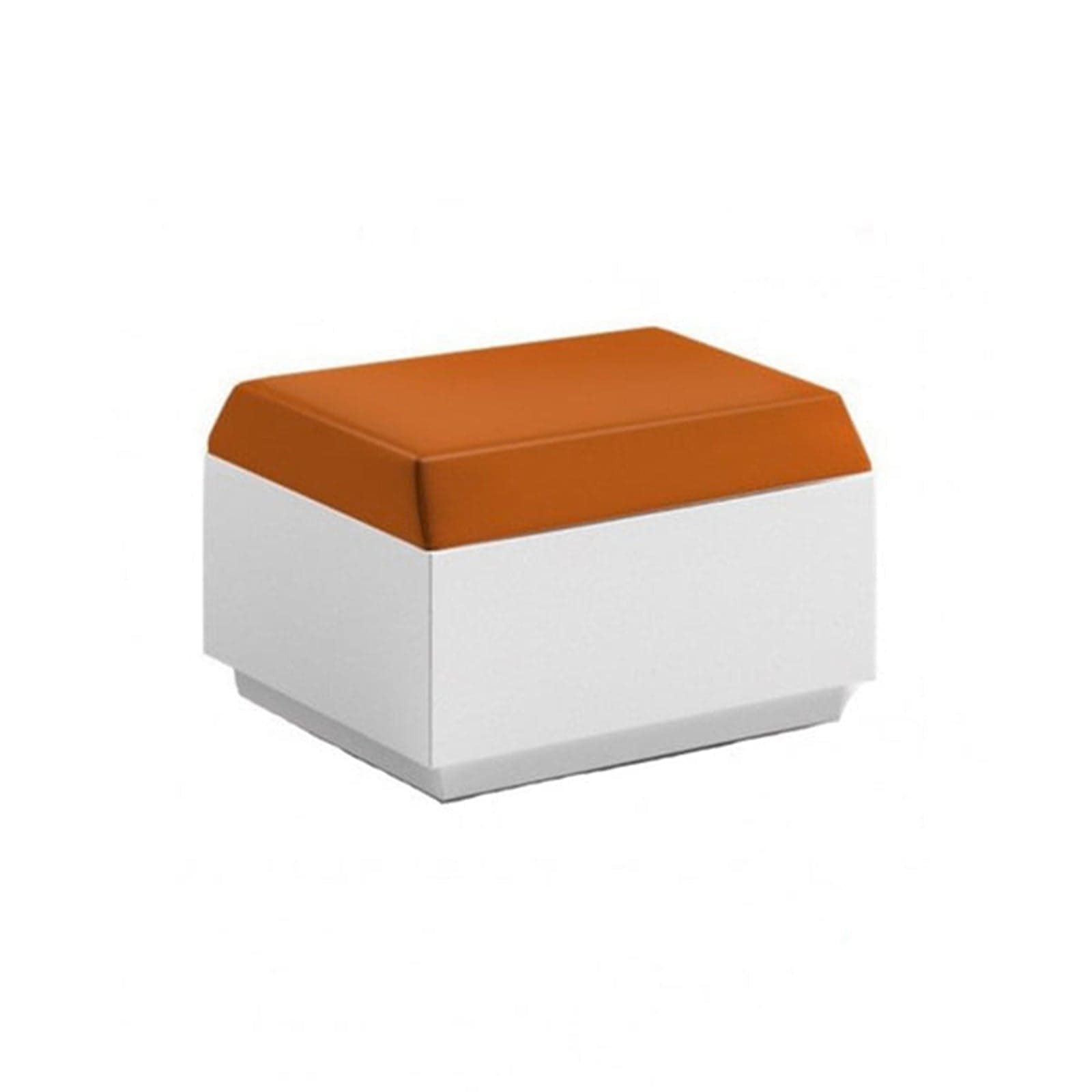 Pouf "Big-Cut" struttura in polietilene con cuscino per esterno in Sedie per tavolo da giardino Decor Space - Altamura, commercioVirtuoso.it