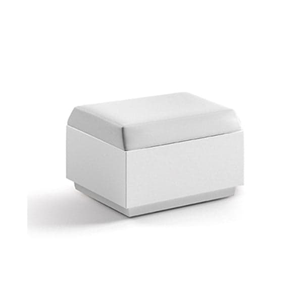 Pouf "Big-Cut" struttura in polietilene con cuscino per esterno in Sedie per tavolo da giardino Decor Space - Altamura, commercioVirtuoso.it